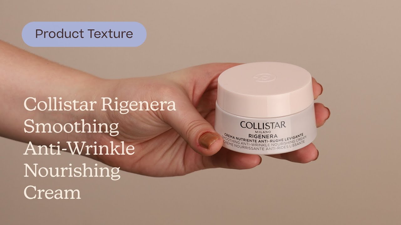 Collistar Rigenera Smoothing Anti-Wrinkle Nourishing Cream Texture | Care to Beauty