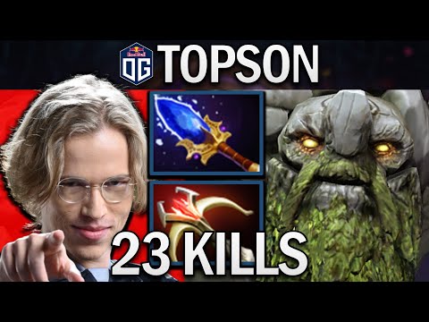 OG.TOPSON TINY WITH 23 KILLS & NO MERCY GAME - DOTA 2 PRO