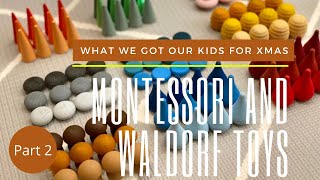 What I got my Kids for Christmas 2020 Montessori & Waldorf Toys Ages 2-5 PART 2 #montessoriwithhart