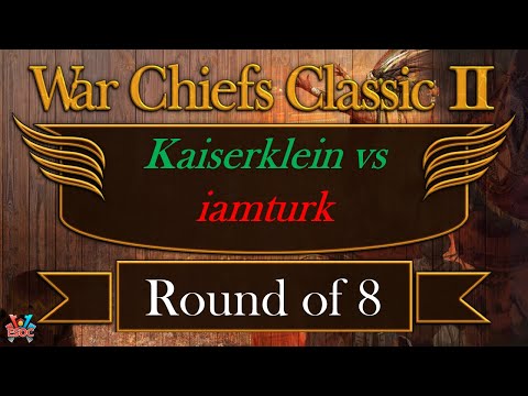 [AoE3] Kaiserklein vs iamturk — Round of 8 — The ESOC WarChiefs Classic II