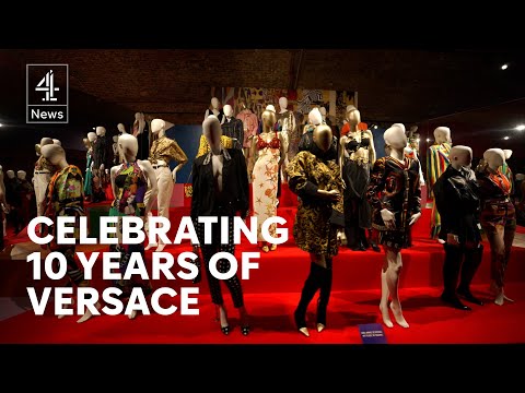 London exhibition celebrates 10 years of fashion designer Gianni Versace