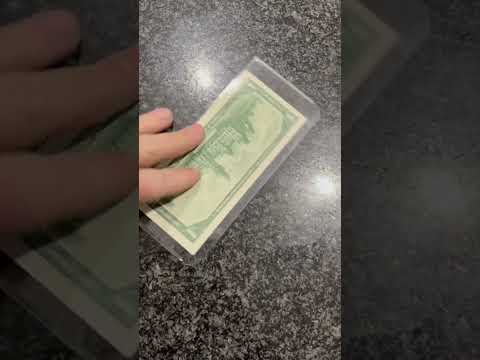 Miss cut / off set 1$ canadian bill 1967