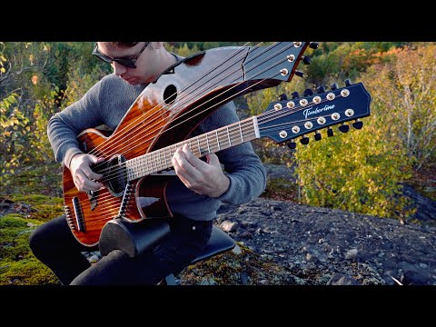 Scarborough Fair - 26 String Harp Guitar Cover