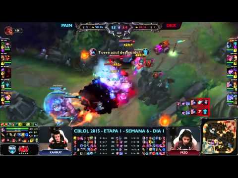 [LOL] Dexterity vs paiN - Highlights CBLoL 2015
