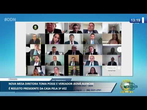 Jeová Alencar é eleito Presidente da Mesa Diretora da Câmada de Teresina 01 01 2021