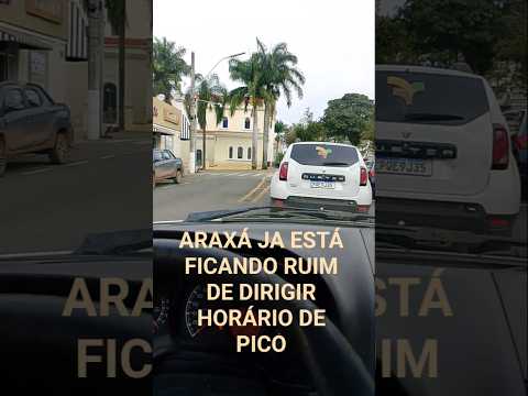 ARAXÁ -MG HORÁRIO DE PICO JÁ ESTÁ FICANDO RUIM DE DIRIGIR #brasillevsemfim