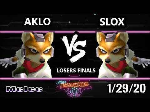 Hax’s Nightclub S1E5 - Slox (Fox) Vs. Aklo (Fox) SSBM Losers Finals