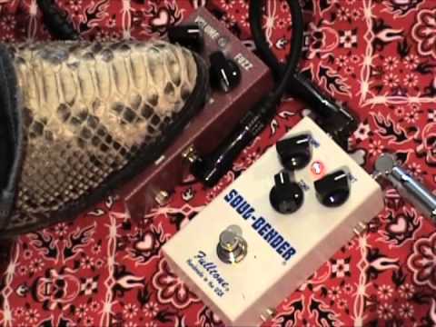 Fulltone Soul Bender SB-2 & 69 MK II Fuzz guitar effects pedal demo with strat