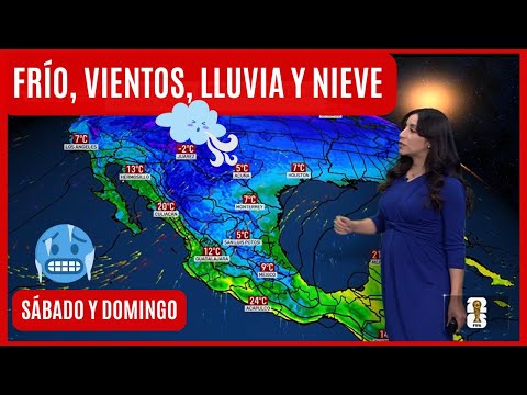 The weather forecast for Mexico, Saturday, January 10th and Sunday, January 11th | The weather