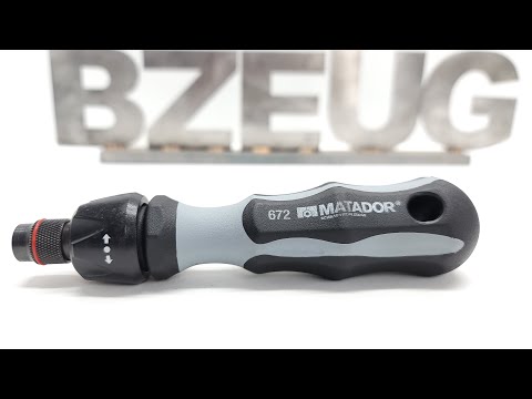 Matador 672 silent ratchet blade style bit holder has 6 locking BBs.