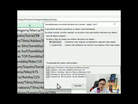 shorts de Excel usando a Análise Rápida