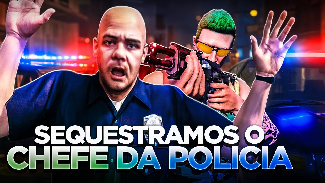 SEQUESTR4MOS O CHEFE da POLICIA no GTA RP (LUQUET4)