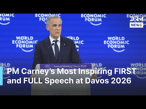 FULL SPEECH: PM Carney’s Most Inspiring Remarks at Davos — Greenland, Trump Tariff Threats | AQ1B