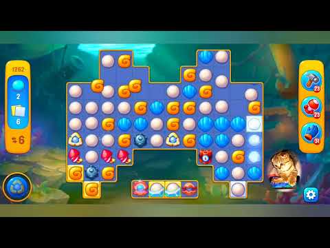 Fishdom 2022, no Boosters,  1262  level  -  прохождение без бустеров,  1262  уровень.
