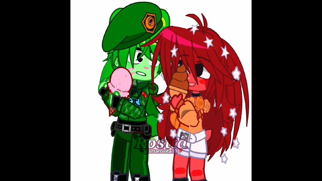 Ice cream♥️||#htf #fandom #gacha #flippyxflaky #happytreefriends #alightmotion #capcut #edit #fypシ