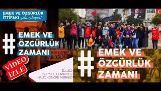 EMEK VE ÖZGÜRLÜK İTTİFAKI HALKLA BİRLİKTE ALANLARDA