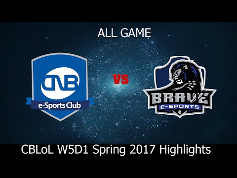 [Game Highlights] CNB vs REMO All Games - CBLoL Spring 2017 Week 5 Day 1 - CNB vs REMO All Games