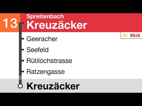 RVBW Ansagen | 13 Ortsbus Spreitenbach | BoJa Ansagen