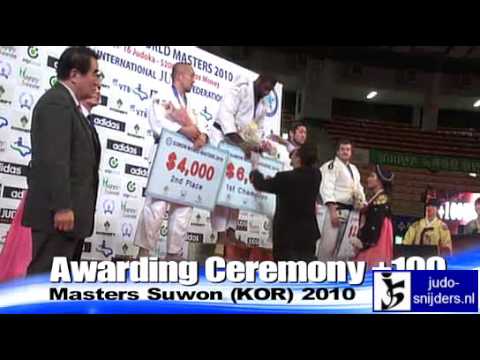 Judo 2010 Suwon: Medal ceremony [+100kg].