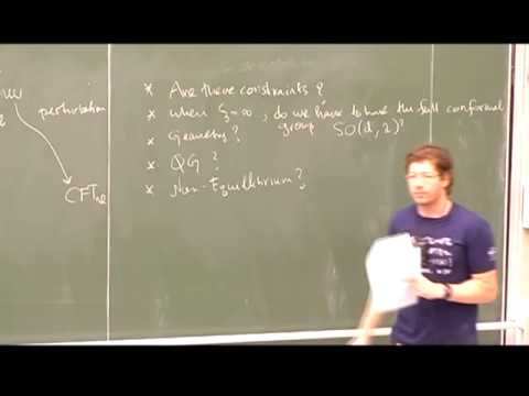 Zohar Komargodski - Aspects of RG flows, part 1