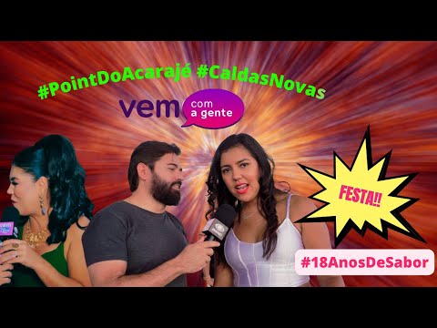 No Último Domingo, 06/10, Fui até Caldas Novas para Cobrir a Festa de Comemoração do Ponto do Acarajé no Setor Lago Sul