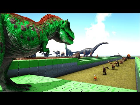 EPIC T-REX DEATHRUN | ARK DINOSAURS