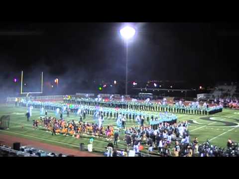 131011 Santiago HS Band Pregame Show