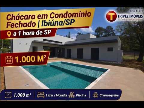 CHÁCARA EM CONDOMÍNIO FECHADO | IBÚNA/SP a 1 hora de SP (CON 386)