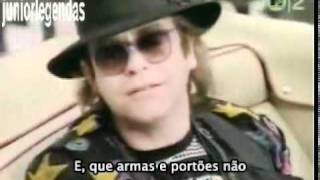Elton John - Nikita (music video) Legendado