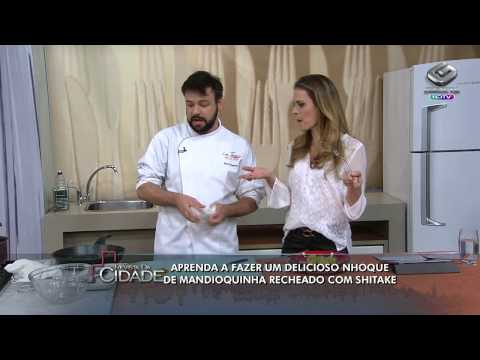 Nhoque de mandioquinha recheado com Shitake- Parte 02-08-06-13