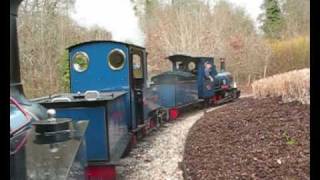 preview picture of video 'Triple header At Exbury Gardens Steam Railway'