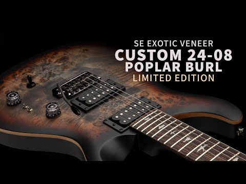 The SE Custom 24-08 Poplar Burl Limited Edition | PRS Guitars Europe