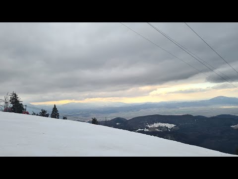 Poiana Brașov pârtie ski Telecabina Bradul-Kanzel