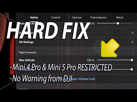 Surprise New DJI Hard Altitude Limit - Which Drones affected and Why