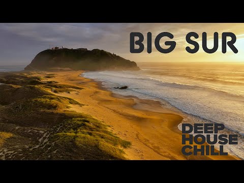 California Coastline in 4K | Big Sur to Newport Beach | Ocean Therapy with Deep House Chill Music