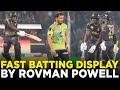 Fast Batting Display By Rovman Powell Lahore Qalandars Vs Peshawar Zalmi Match12 PSL 9 M2A1A