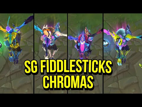 All Star Nemesis Fiddlesticks Chroma Skins Spotlight | League of Legends