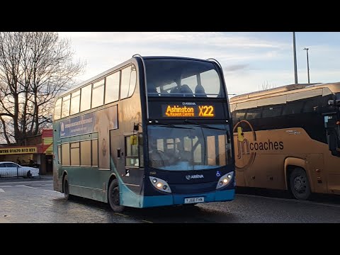 MAX THRASH: Route 44 | YJ58FHN/7560 - Arriva Northumbria: Dennis Trident 2/ADL Enviro 400