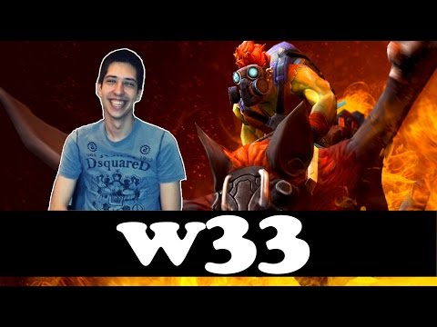 w33 7800 MMR Plays Batrider vol 2 - 2 Games - Dota 2