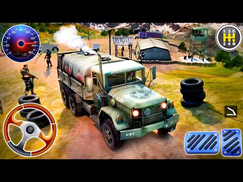Vehicle Driving Mountain 3D - US Army Cargo Truck Simulator 3D - Android Gameplay