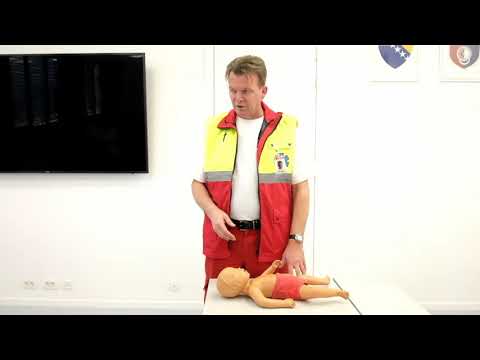 Reanimacija bebe vježba, HITNA POMOĆ Sarajevo.