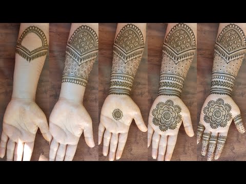 STEP BY STEP MANDALA MEHENDI DESIGN FOR FULL HAND | Mehndi by Bhagyashree