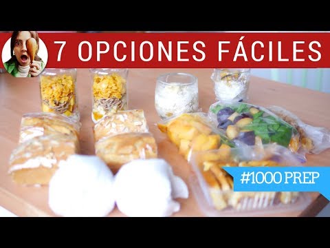 7 RECETAS DE DESAYUNOS: EN 1 HORA, TODA LA SEMANA - #1000Prep