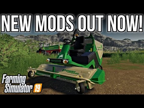 NEW MODS FS19! LAWN MOWER + HUGE CSZ PACK UPDATE!