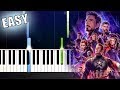Avengers Endgame Portals EASY Piano Tutorial By PlutaX