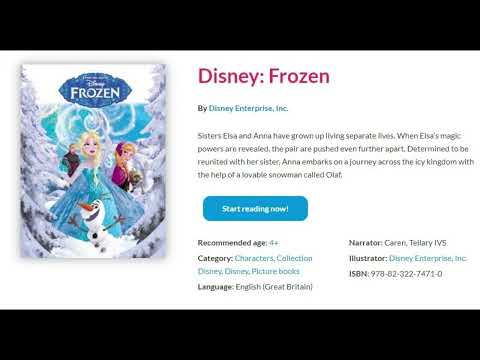 Voiceovers YouTube video thumbnail - Frozen Pickatale Children's Website