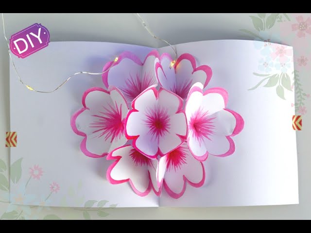 Vídeo relacionado con Vicloon Tarjetas de Felicitación, Tarjeta de San Valentín con Sobre, Tarjeta de Felicitación Pop Up 3D, Tarjeta de Felicitación de Boda e Invitación, Rosa Sakura Romántica Tarjeta Cumpleaños
