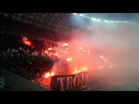 Lechia Gdańsk - Arka Gdynia 4:2 (7.04.2018) - Oprawa