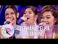 Vice Ganda Gets Entertained By Zephanie Elha And Janine On Mash Up Challenge GGV