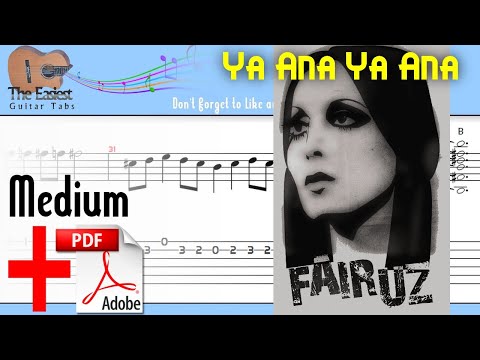 Fairuz - Ya Ana Ya Ana Guitar Tab